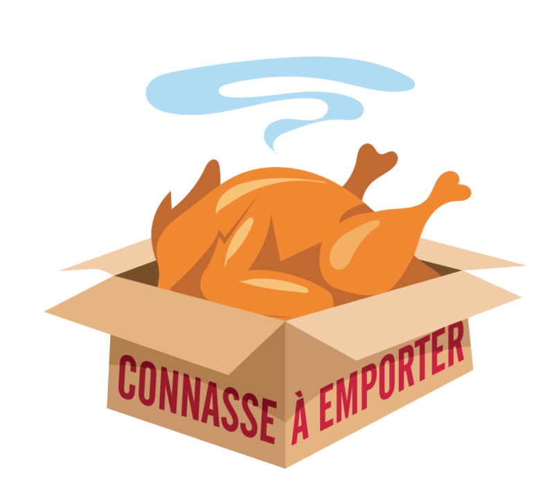 illustration poulet rôti