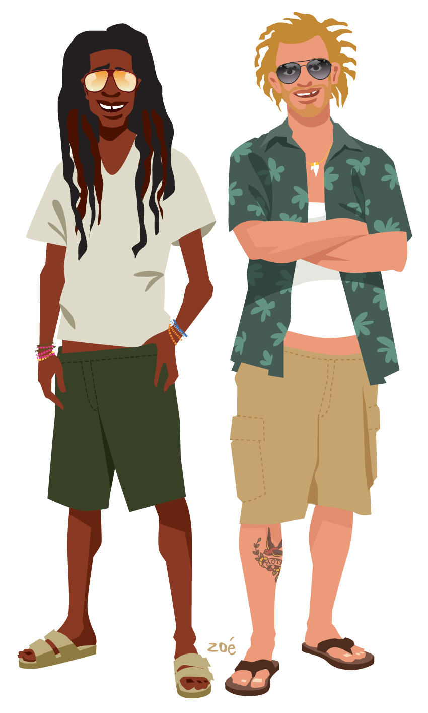 illustration skippers Guadeloupe