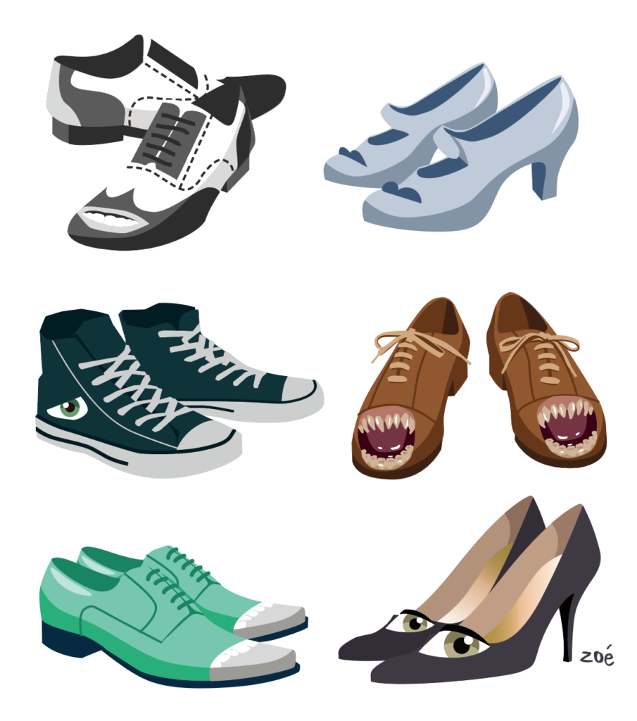 illustration chaussures