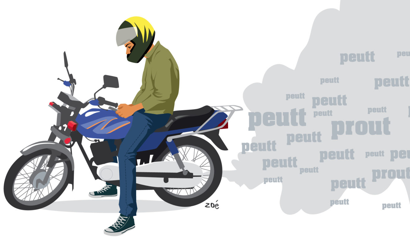 illustration motard